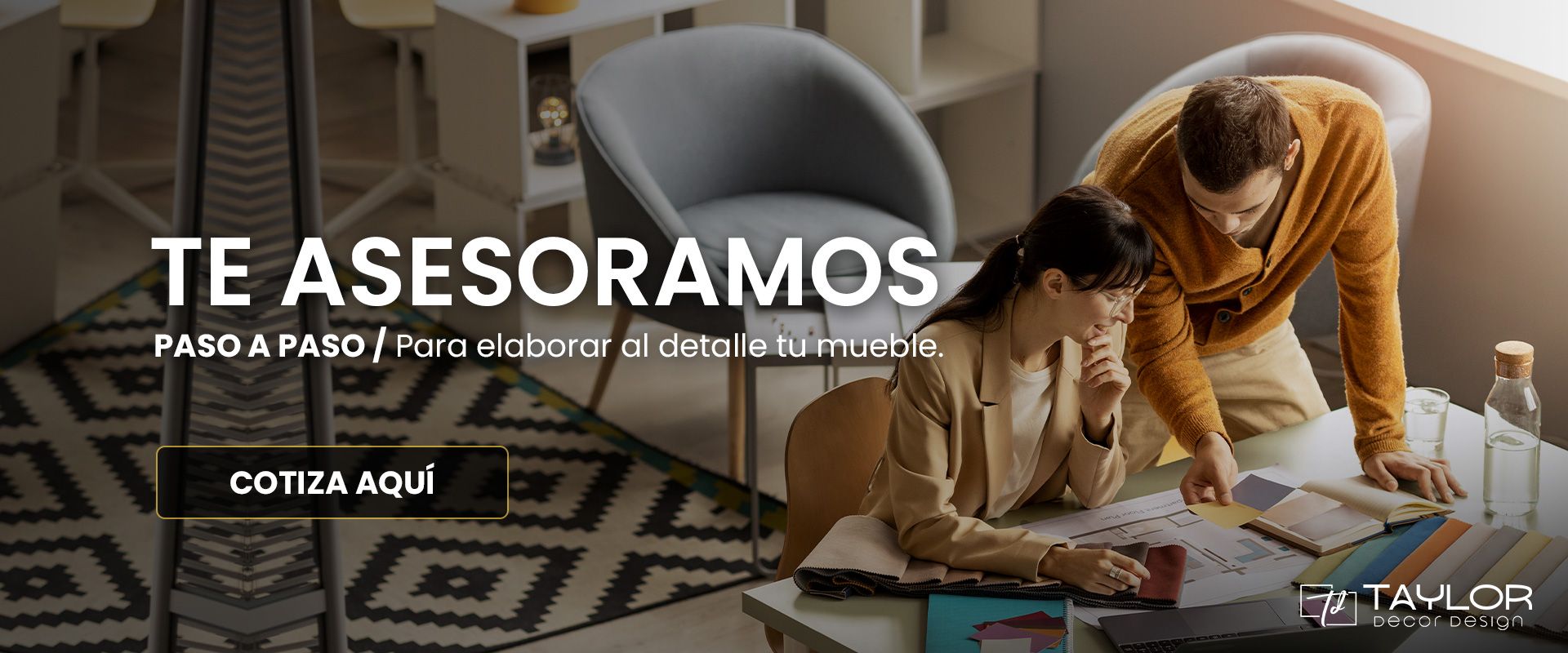 Banner te asesoramos fabricacion muebles panama taylor decor design
