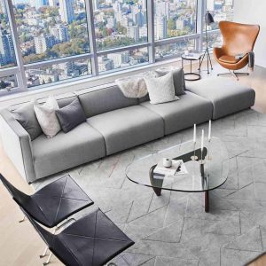 Sofá Caleb Modular + Ottoman